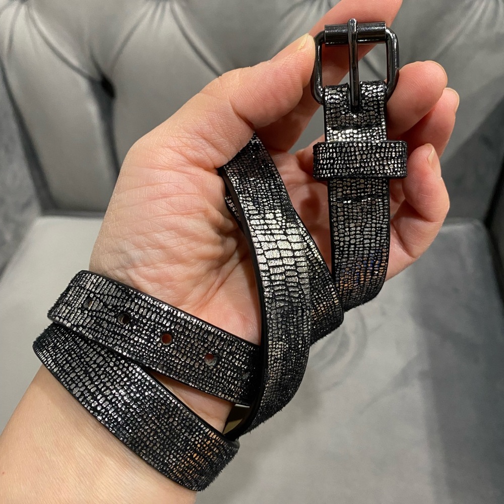 NEW Gap Ladies Snake Print Belt M